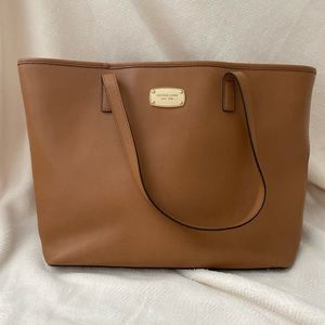 Tote bag brown leather